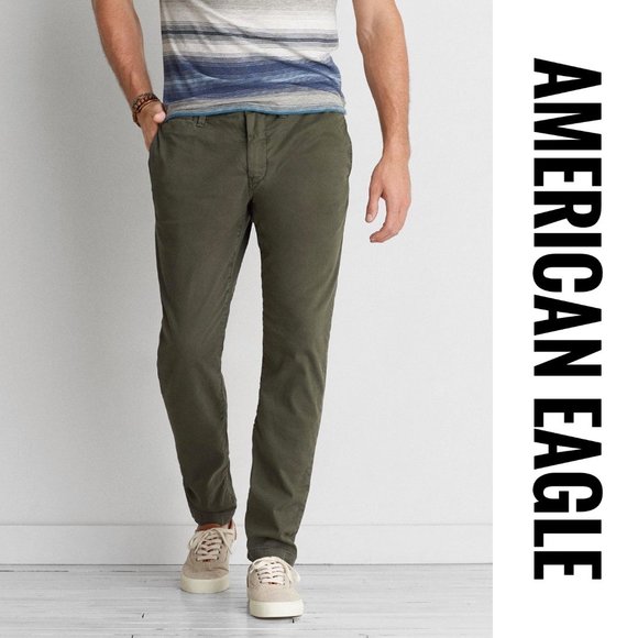 american eagle extreme flex skinny khakis